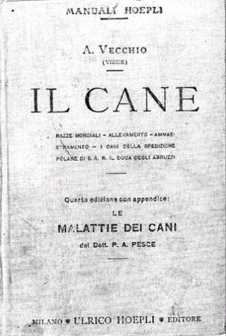 Primo Libro Cinofilo in Italia
